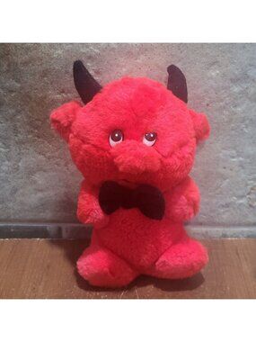 Vintage Acme Red Devil Stuffed Animal Plush Toy